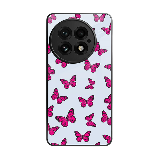 Butterfly Burst Lite back phone cover | glass case for oneplus 13
