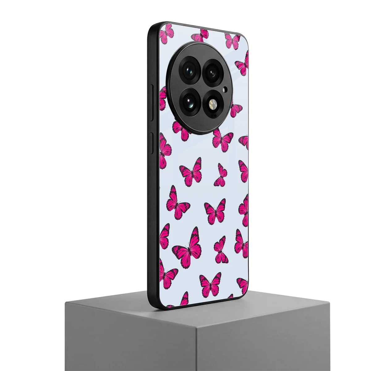 Butterfly Burst Lite oneplus 13 mobile cover | shockproof glass phone case