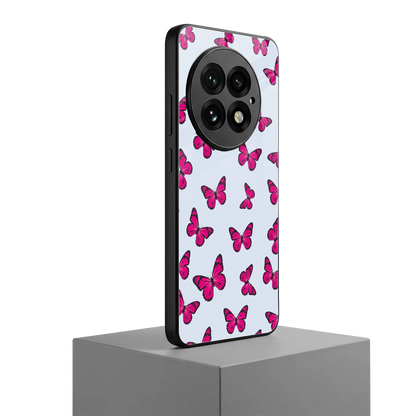 Butterfly Burst Lite oneplus 13 mobile cover | shockproof glass phone case
