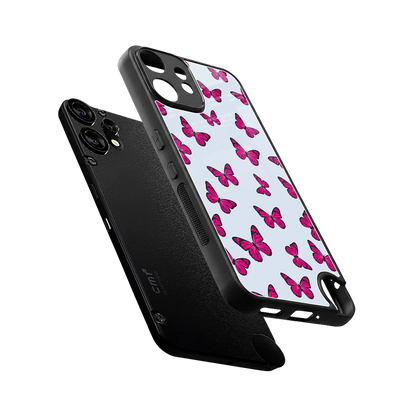 Butterfly Burst Lite sleek cmf nothing phone 2 pro cover with tempered glass back and TPU edges