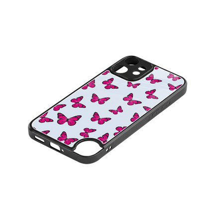 Butterfly Burst Lite stylish phone case for cmf nothing phone 2 pro | glossy glass and slim fit