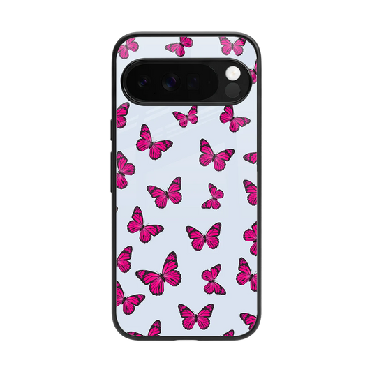 Butterfly Burst Lite back phone cover | glass case for google pixel 10 pro xl
