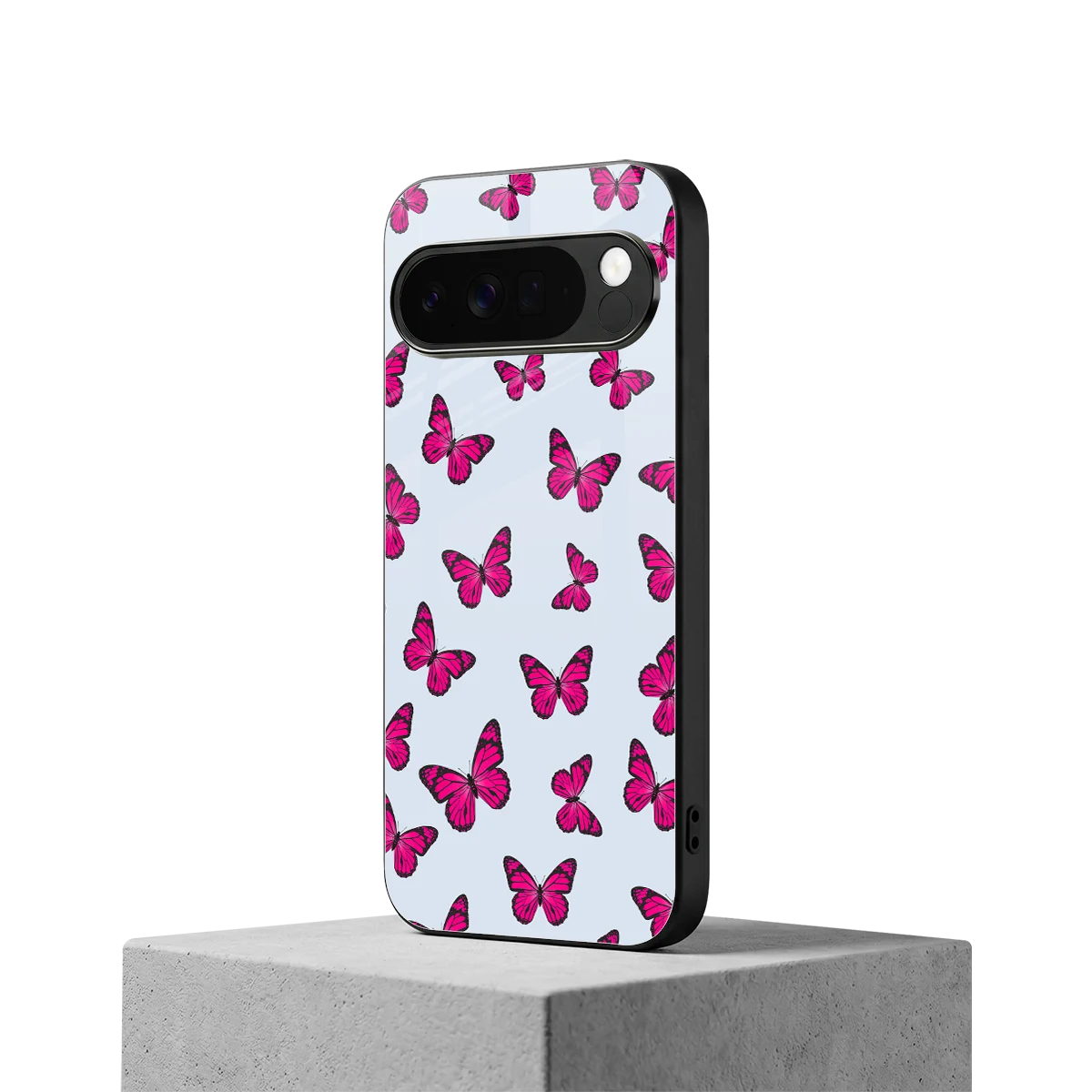 Butterfly Burst Lite google pixel 10 pro xl mobile cover | shockproof glass phone case