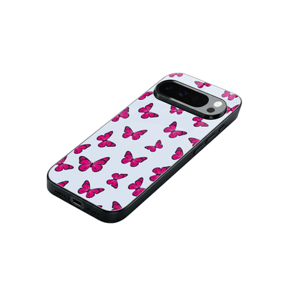 Butterfly Burst Lite stylish phone case for google pixel 10 pro xl | glossy glass and slim fit