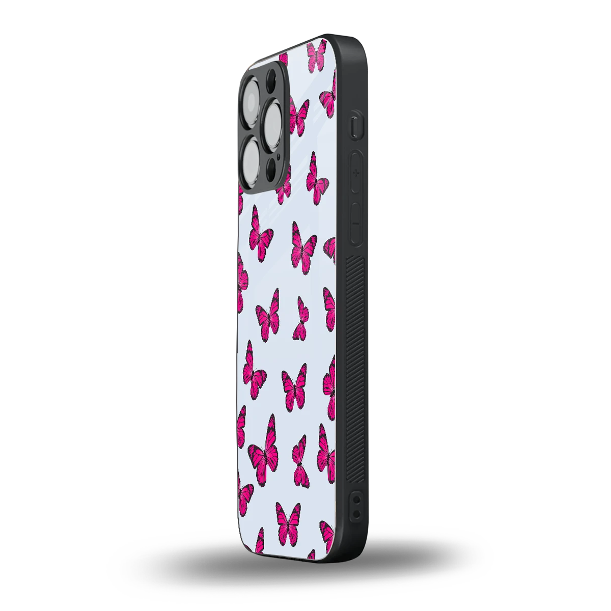 Butterfly Burst Lite iphone 15 pro max mobile cover | shockproof glass phone case