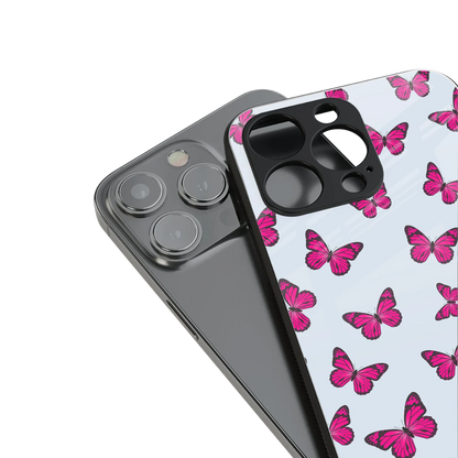 Butterfly Burst Lite stylish phone case for iphone 12 | glossy glass and slim fit