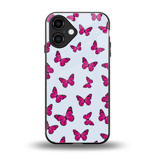 Butterfly Burst Lite Phone Case for Iphone 16 | Glass Case