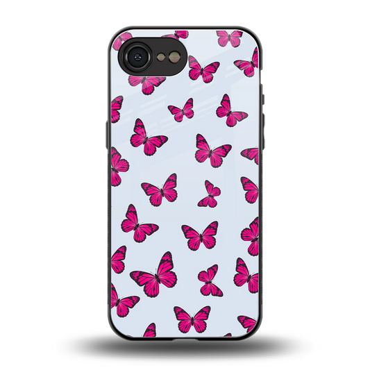 Butterfly Burst Lite back phone cover | glass case for iphone 17e