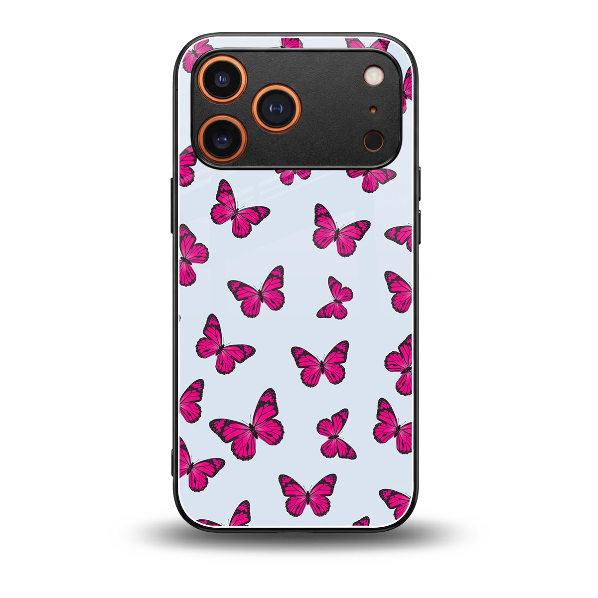 Butterfly Burst Lite back phone cover | glass case for iphone 17 pro