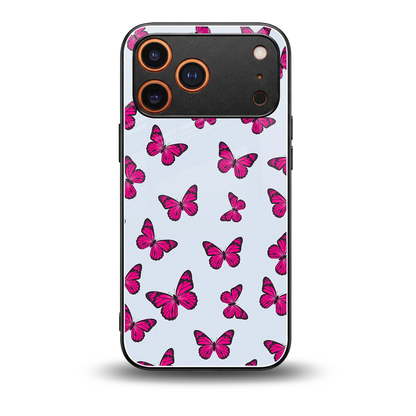 Butterfly Burst Lite back phone cover | glass case for iphone 17 pro