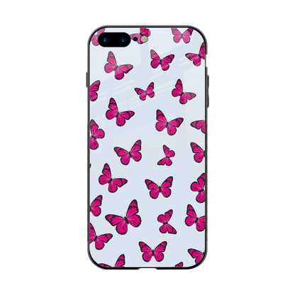 Butterfly Burst Lite back phone cover | glass case for iphone 8 plus