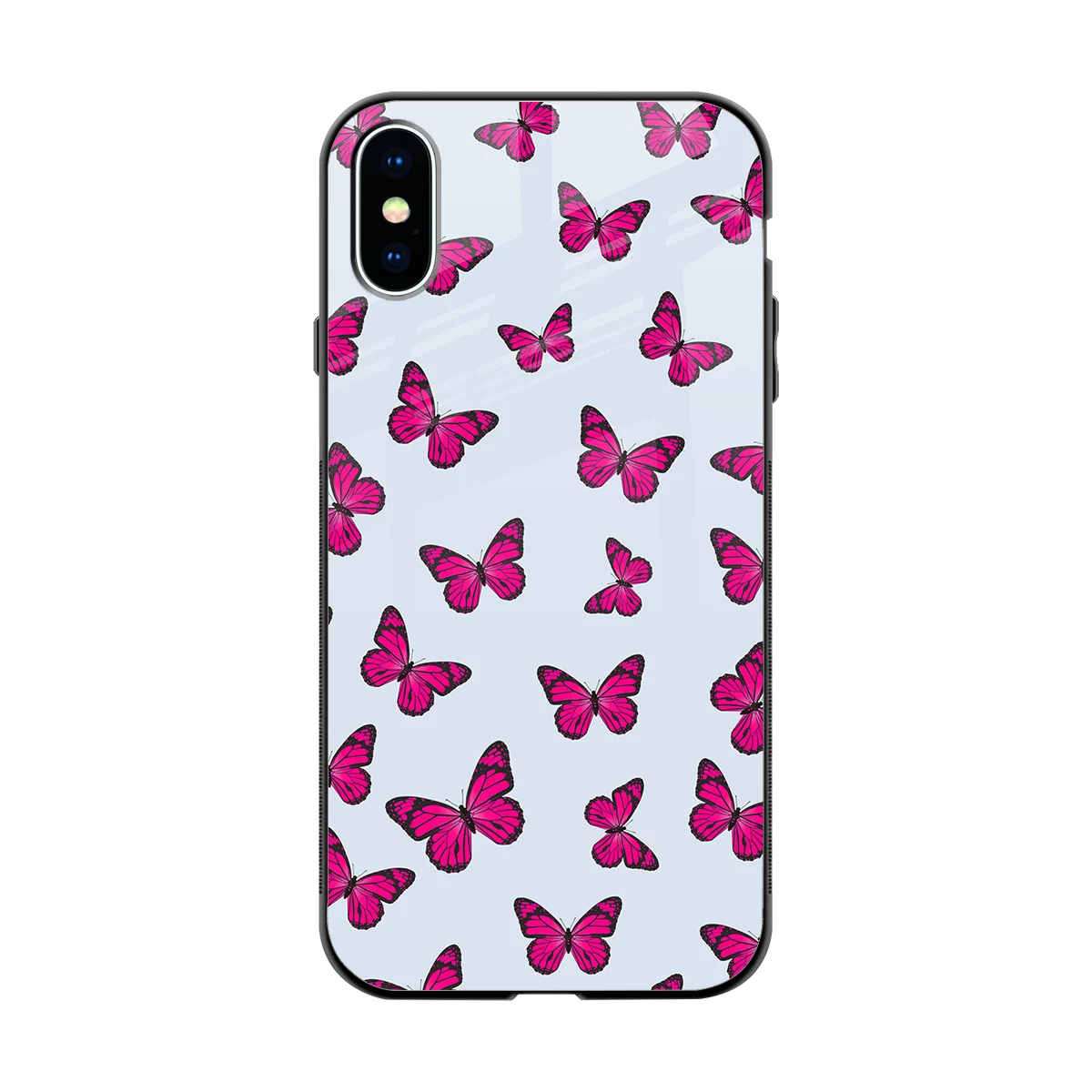 Butterfly Burst Lite back phone cover | glass case for iphone xs