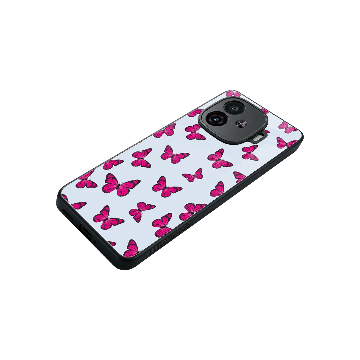 Butterfly Burst Lite stylish phone case for iqoo neo 10r 5g | glossy glass and slim fit