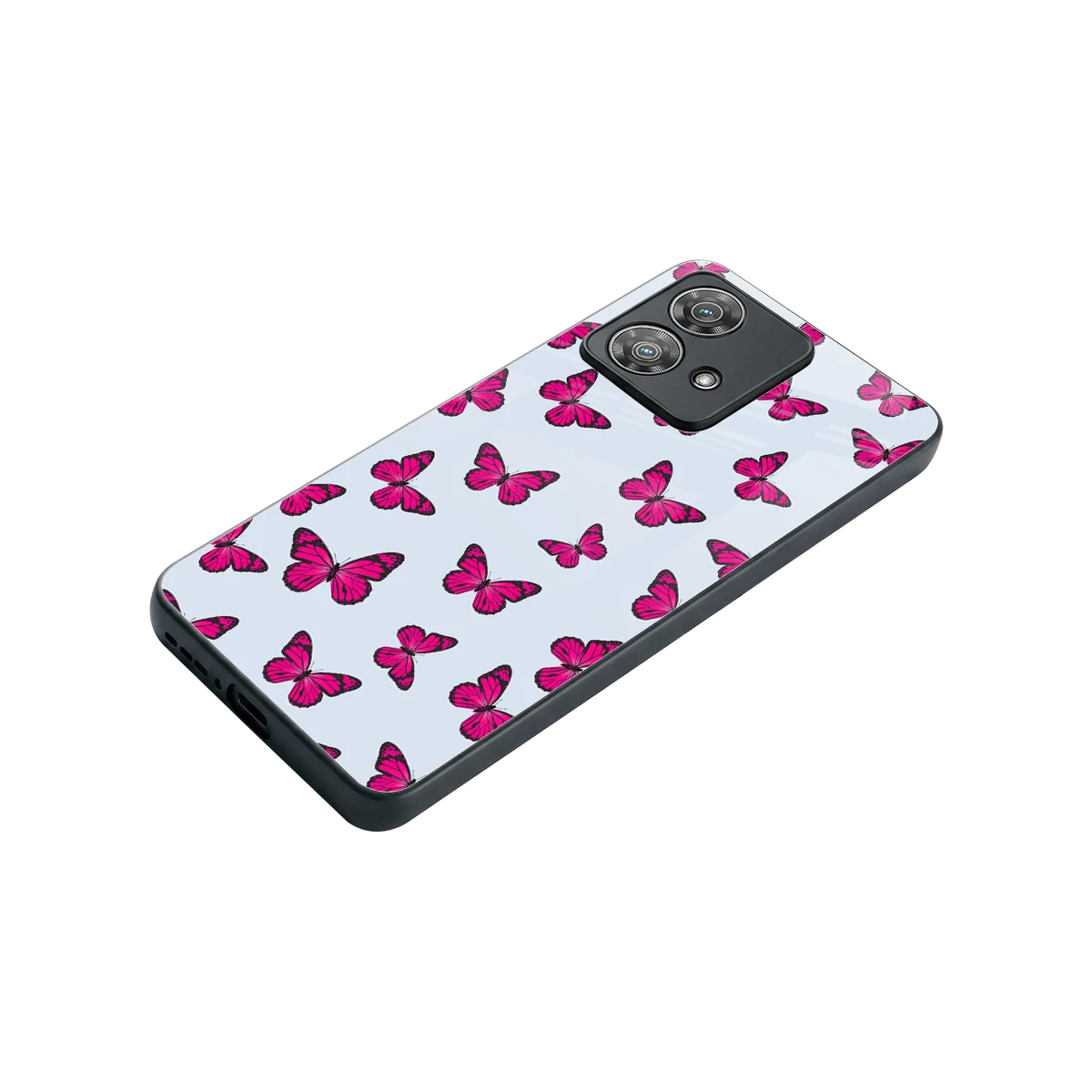 Butterfly Burst Lite stylish phone case for motorola edge 40 neo 5g | glossy glass and slim fit