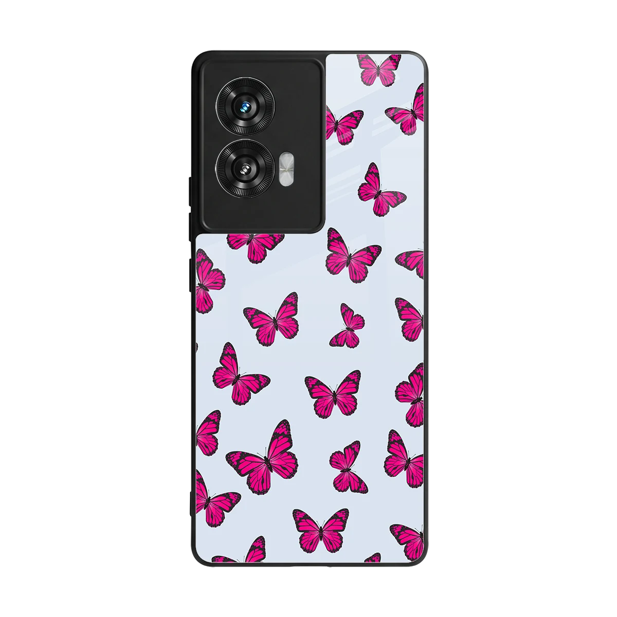 Butterfly Burst Lite back phone cover | glass case for motorola edge 50 fusion
