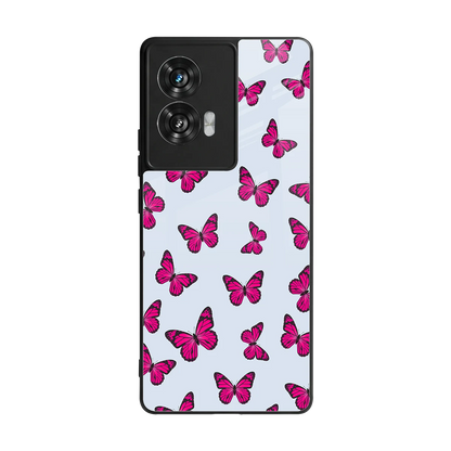 Butterfly Burst Lite back phone cover | glass case for motorola edge 50 fusion