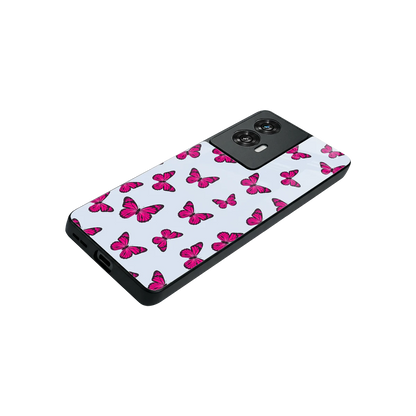 Butterfly Burst Lite stylish phone case for motorola edge 50 fusion | glossy glass and slim fit