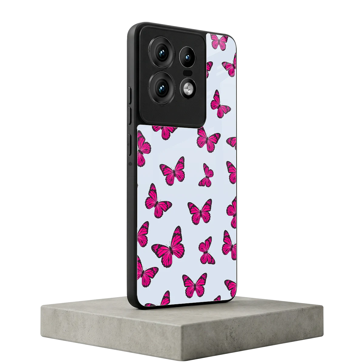 Butterfly Burst Lite motorola edge 50 pro mobile cover | shockproof glass phone case