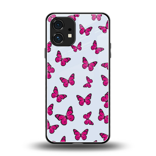 Butterfly Burst Lite back phone cover | glass case for nothing phone 1