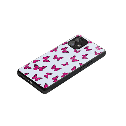 Butterfly Burst Lite stylish phone case for nothing phone 1 | glossy glass and slim fit