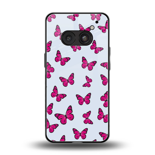 Butterfly Burst Lite back phone cover | glass case for nothing phone 2a
