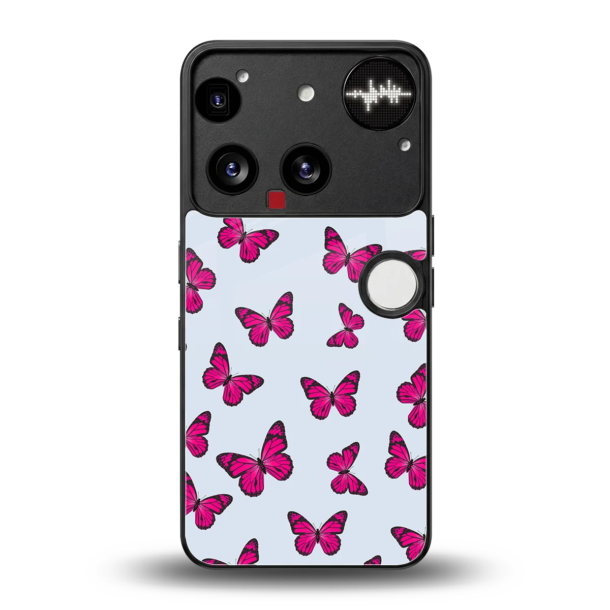 Butterfly Burst Lite back phone cover | glass case for nothing phone 3