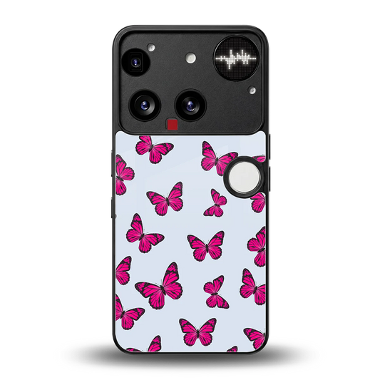 Butterfly Burst Lite back phone cover | glass case for nothing phone 3