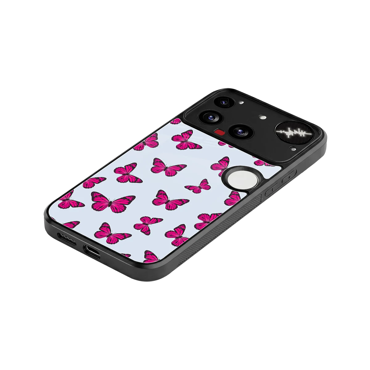 Butterfly Burst Lite stylish phone case for nothing phone 3 | glossy glass and slim fit
