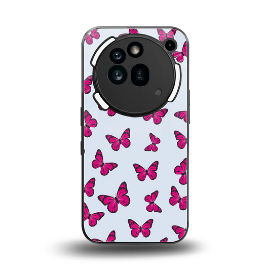 Butterfly Burst Lite back phone cover | glass case for nothing phone 3a pro