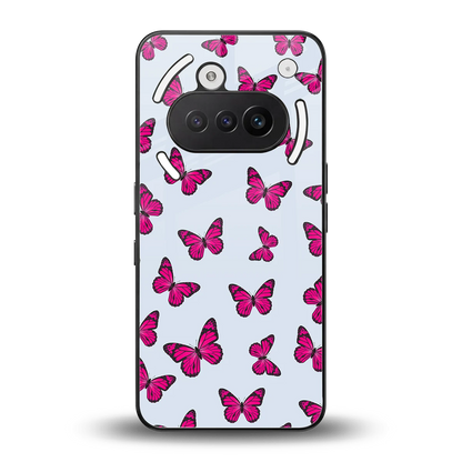 Butterfly Burst Lite back phone cover | glass case for nothing phone 3a