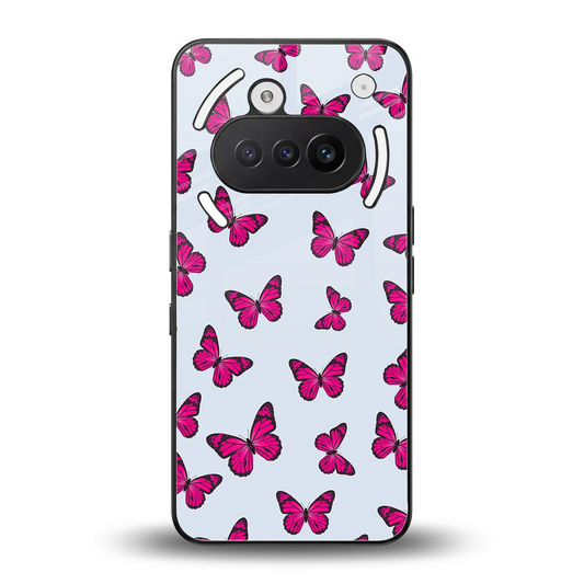 Butterfly Burst Lite back phone cover | glass case for nothing phone 3a