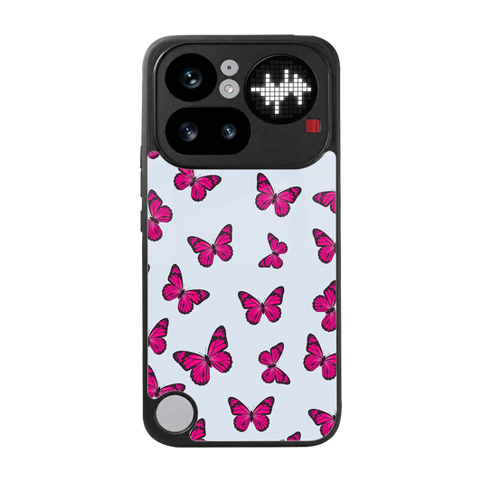 Butterfly Burst Lite back phone cover | glass case for nothing phone 4a pro