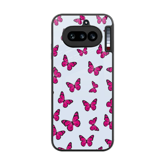 Butterfly Burst Lite back phone cover | glass case for nothing phone 4a