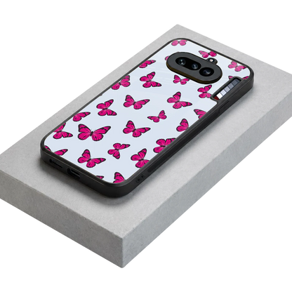 Butterfly Burst Lite stylish phone case for nothing phone 4a | glossy glass and slim fit