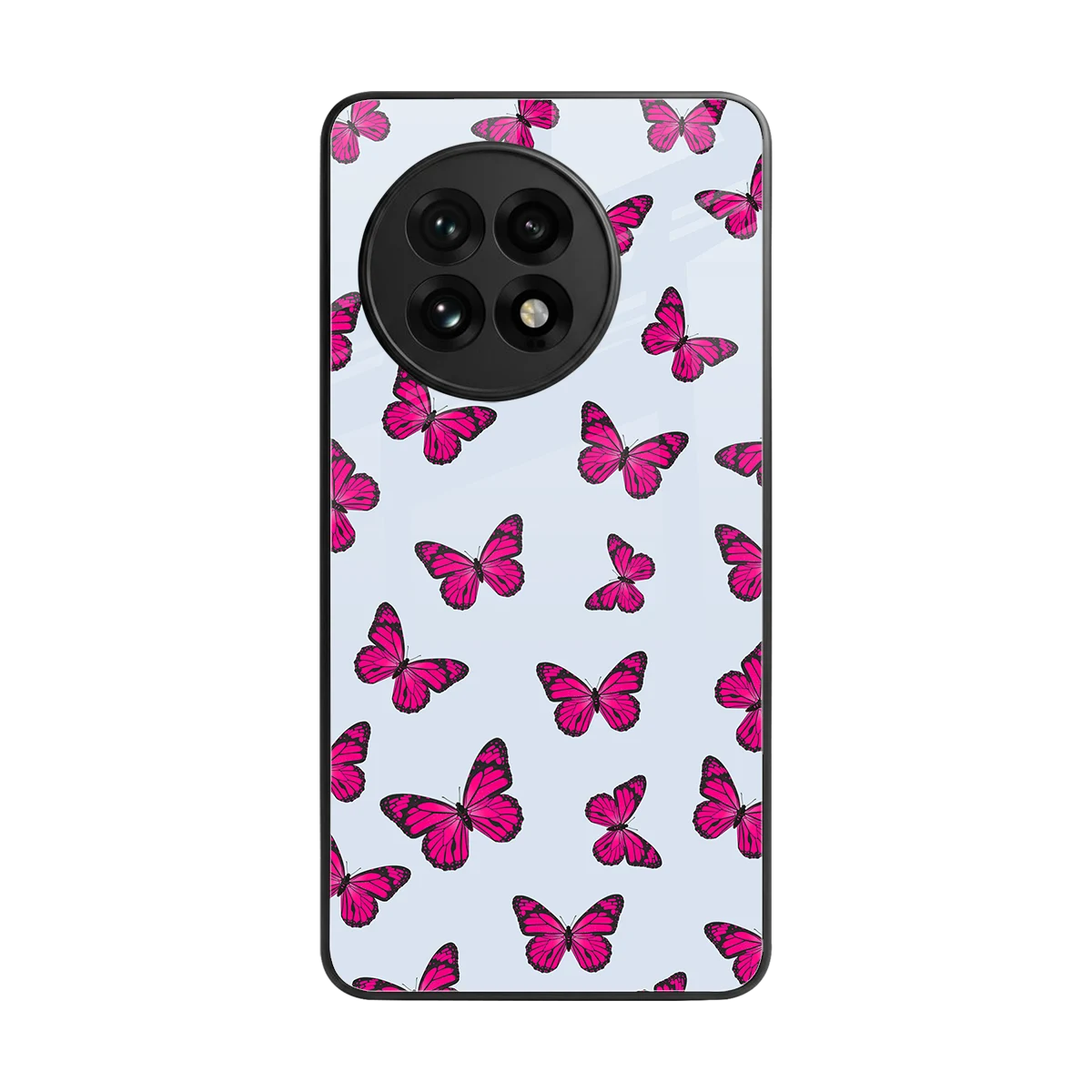 Butterfly Burst Lite back phone cover | glass case for oneplus 13r