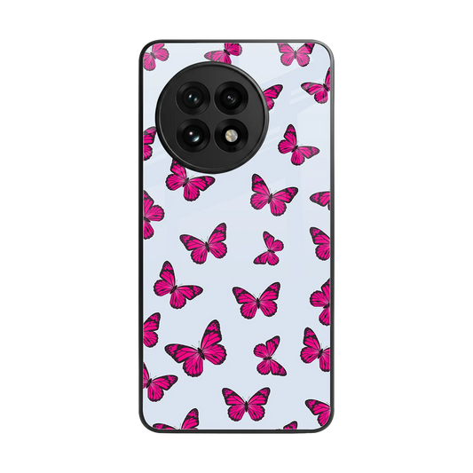 Butterfly Burst Lite back phone cover | glass case for oneplus 13r