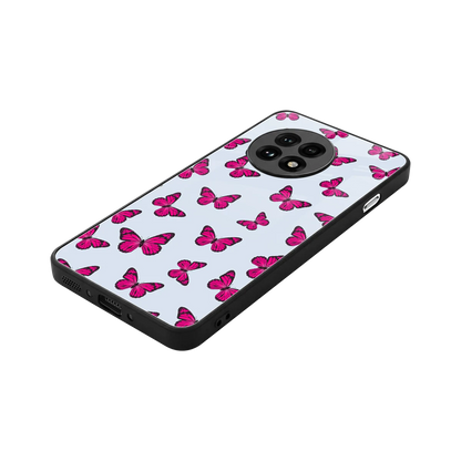 Butterfly Burst Lite stylish phone case for oneplus 13r | glossy glass and slim fit