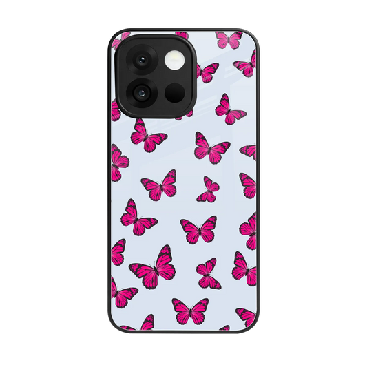 Butterfly Burst Lite back phone cover | glass case for oneplus 13s