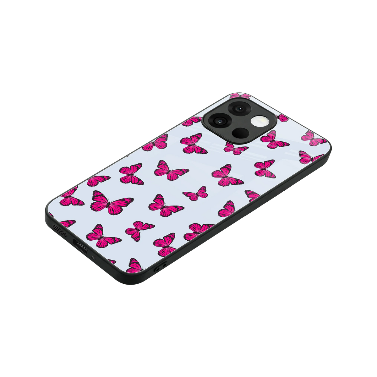 Butterfly Burst Lite stylish phone case for oneplus 13s | glossy glass and slim fit
