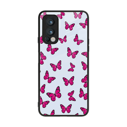 Butterfly Burst Lite back phone cover | glass case for oneplus nord 2