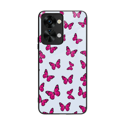 Butterfly Burst Lite back phone cover | glass case for oneplus nord 2t