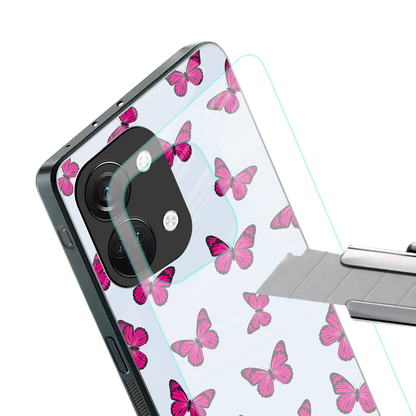 Butterfly Burst Lite stylish phone case for oneplus nord 3 | glossy glass and slim fit