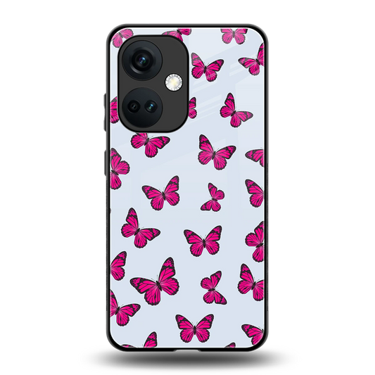 Butterfly Burst Lite back phone cover | glass case for oneplus nord ce 3