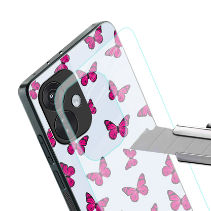Butterfly Burst Lite stylish phone case for oneplus nord ce 3 | glossy glass and slim fit