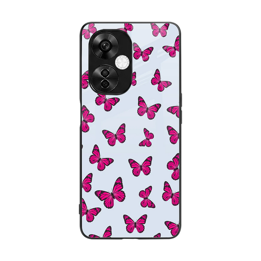 Butterfly Burst Lite back phone cover | glass case for oneplus nord ce 3 lite