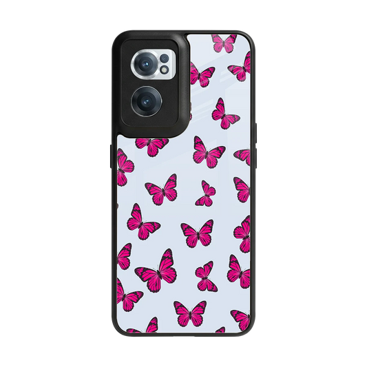 Butterfly Burst Lite back phone cover | glass case for oneplus nord ce 2