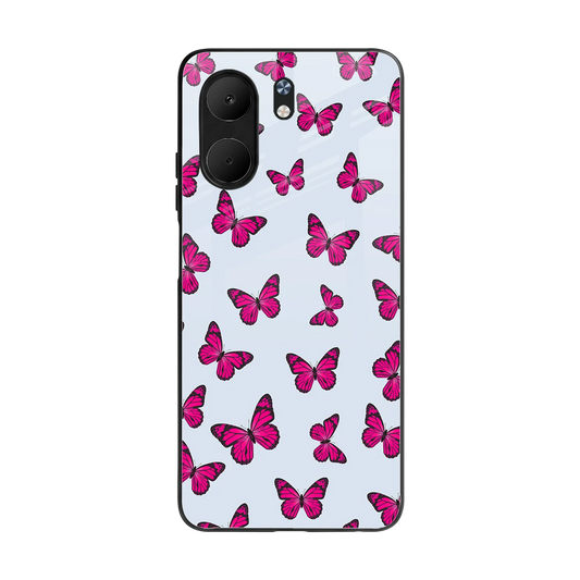 Butterfly Burst Lite back phone cover | glass case for oppo a5x 5g