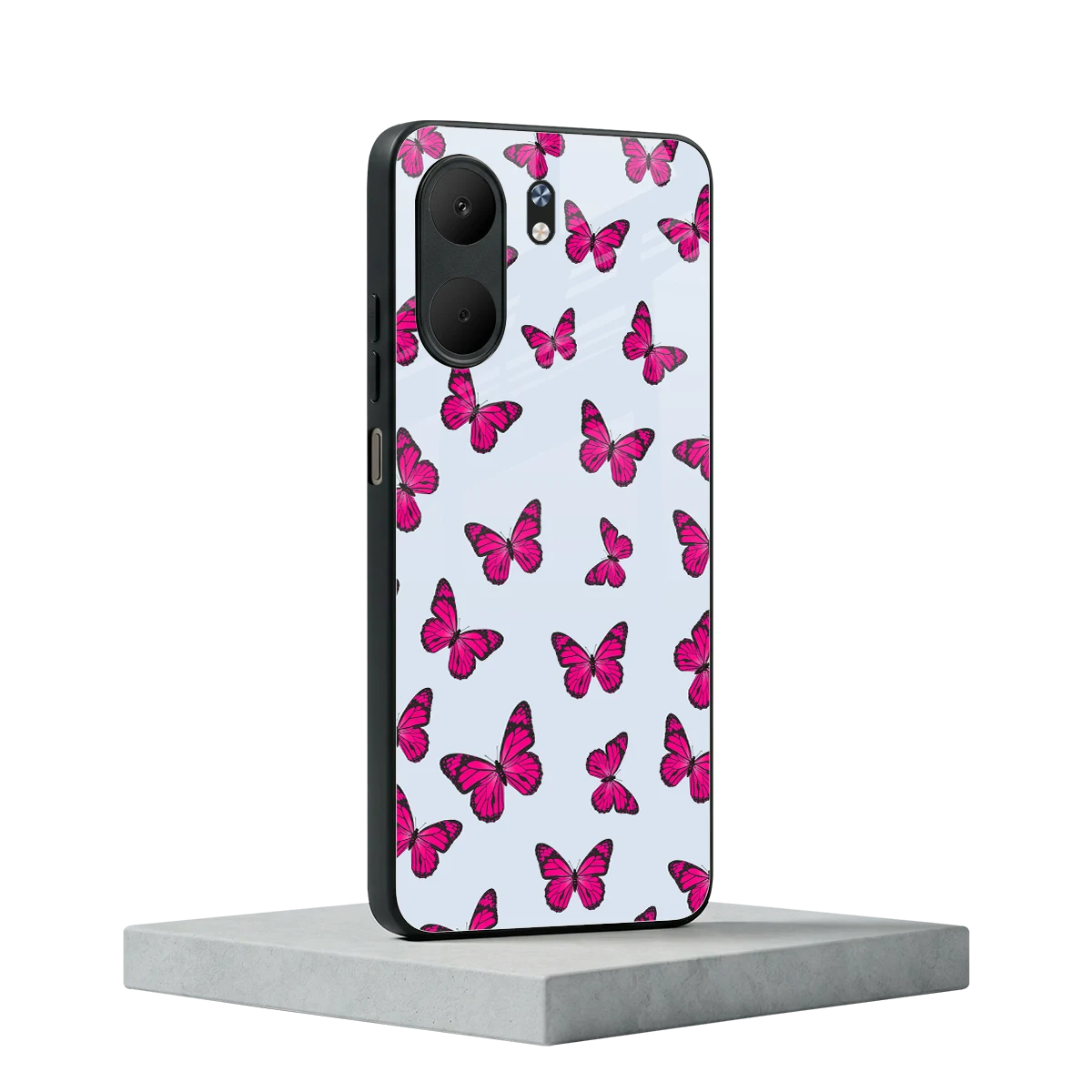 Butterfly Burst Lite oppo a5x 5g mobile cover | shockproof glass phone case