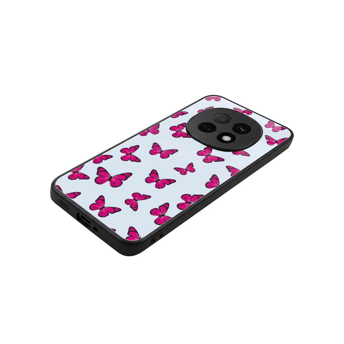 Butterfly Burst Lite stylish phone case for oppo f29 pro 5g | glossy glass and slim fit