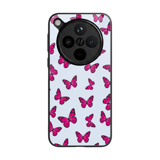 Butterfly Burst Lite back phone cover | glass case for oppo find x8